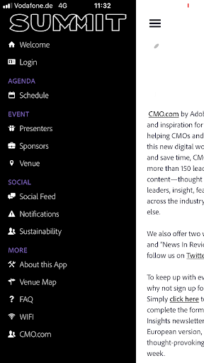 Adobe Summit EMEA 2019 - Image screenshot of android app