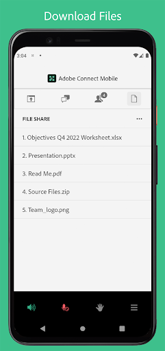 Adobe Connect - عکس برنامه موبایلی اندروید