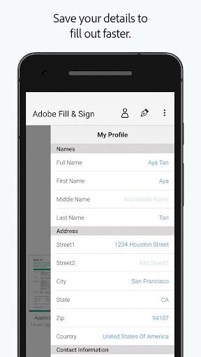 Adobe Fill & Sign - Image screenshot of android app