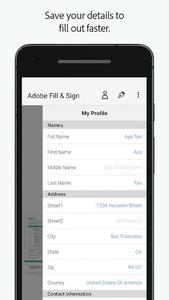 Adobe Fill & Sign: Easy PDF Doc & Form Filler. - Image screenshot of android app