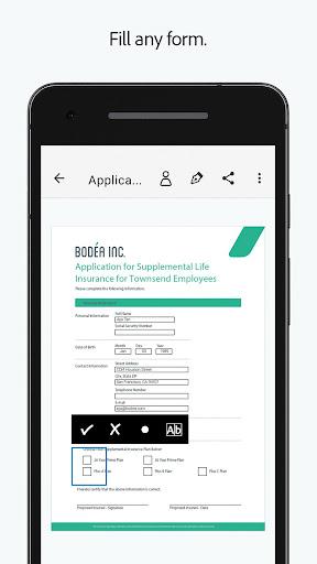 Adobe Fill & Sign - Image screenshot of android app