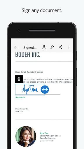 Adobe Fill & Sign - Image screenshot of android app