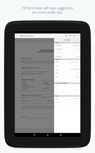 Adobe Fill & Sign - Image screenshot of android app