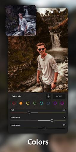 Adobe Lightroom – ویرایش تصویر - Image screenshot of android app