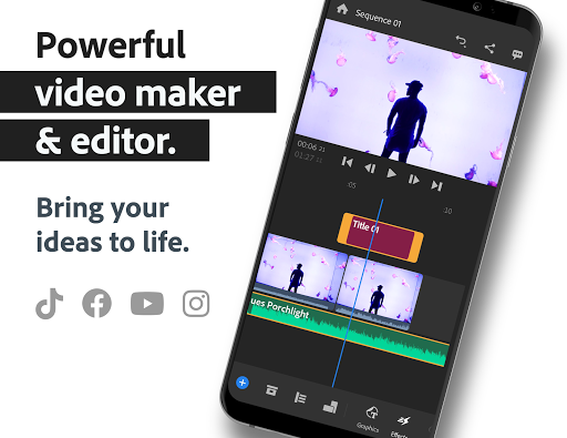 Adobe Premiere Rush: Video - Image screenshot of android app