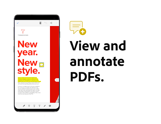 Adobe Acrobat Reader: Edit PDF - عکس برنامه موبایلی اندروید
