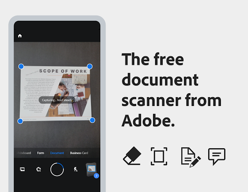 Adobe Scan – اسکنر PDF - عکس برنامه موبایلی اندروید
