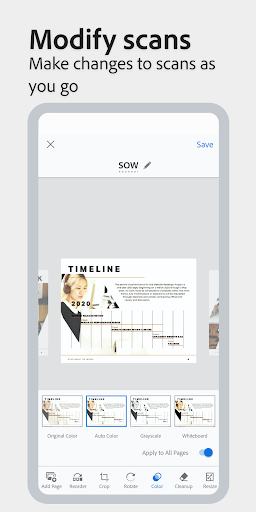 Adobe Scan – اسکنر PDF - Image screenshot of android app