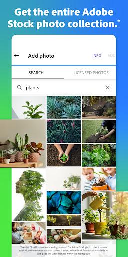 Adobe Express - ادوب اکسپرس - عکس برنامه موبایلی اندروید
