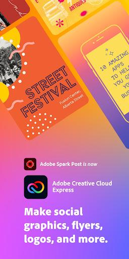 Adobe Express: Graphic Design - Image screenshot of android app