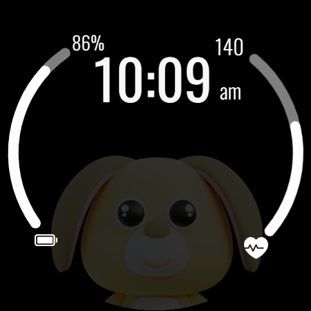 Adorable Animals Watch Face - عکس برنامه موبایلی اندروید
