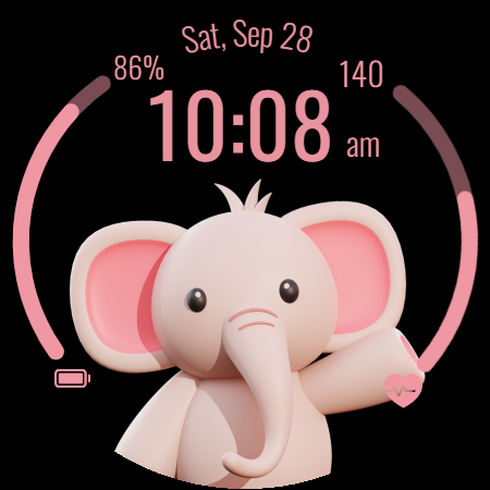 Adorable Animals Watch Face - عکس برنامه موبایلی اندروید