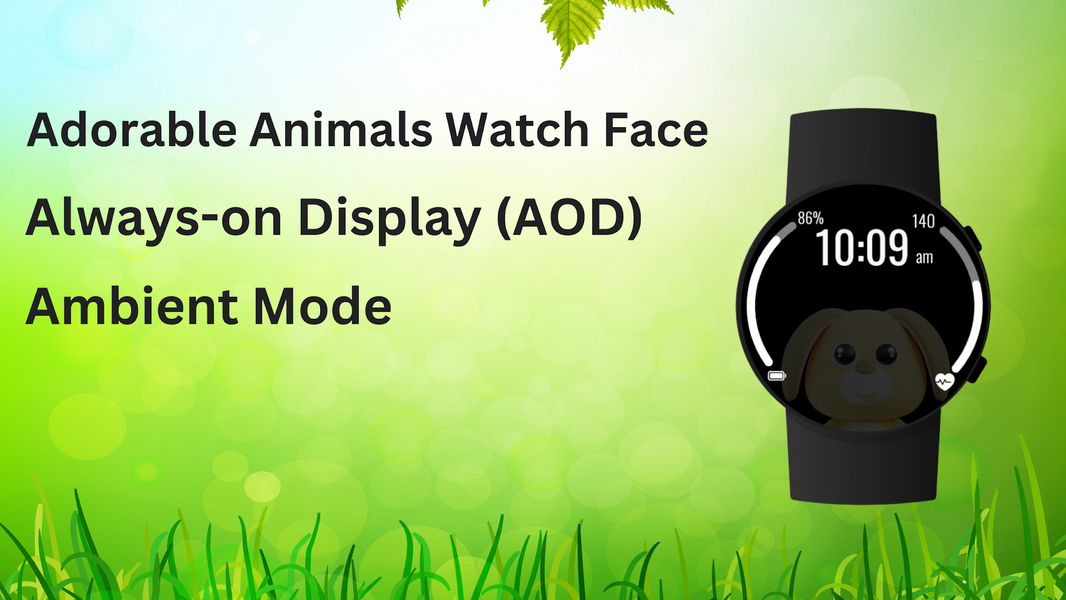 Adorable Animals Watch Face - عکس برنامه موبایلی اندروید