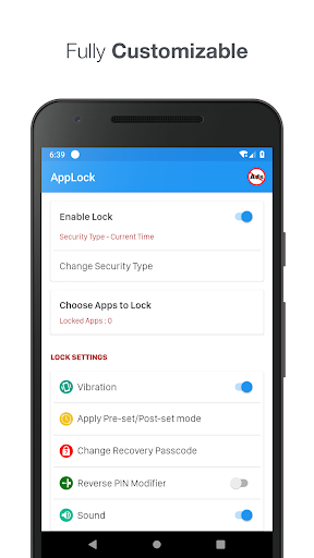 AppLock - Time Password - عکس برنامه موبایلی اندروید