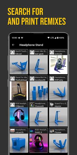 3D Collection - Thingiverse - Image screenshot of android app