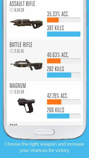 Stats for Halo 5 - Image screenshot of android app