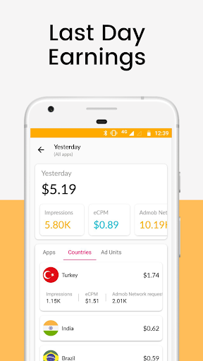 Dash For AdMob - Image screenshot of android app