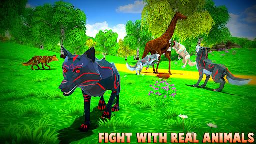 Wild Wolf Animal Chasing Sim - عکس برنامه موبایلی اندروید