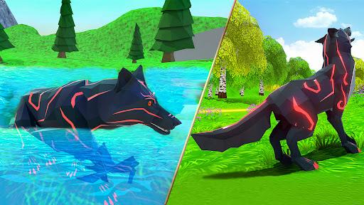 Wild Wolf Animal Chasing Sim - عکس برنامه موبایلی اندروید