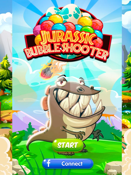 Dino Pop Bubble Shooter Arcade - Image screenshot of android app