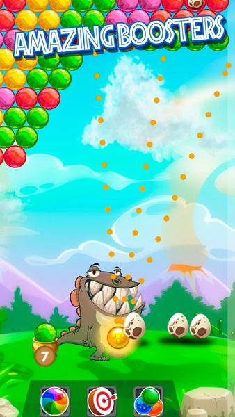 Dino Pop Bubble Shooter Arcade - Image screenshot of android app