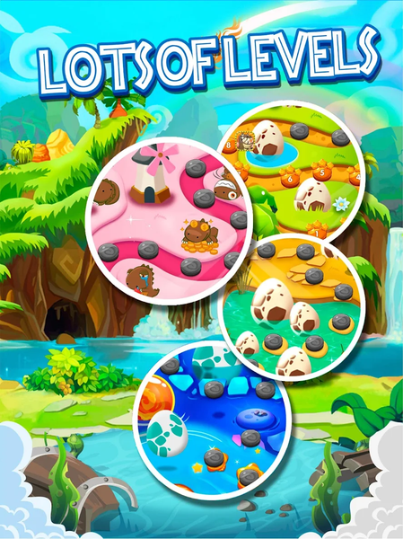 Dino Pop Bubble Shooter Arcade - Image screenshot of android app
