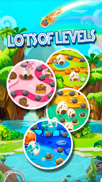 Dino Pop Bubble Shooter Arcade - Image screenshot of android app