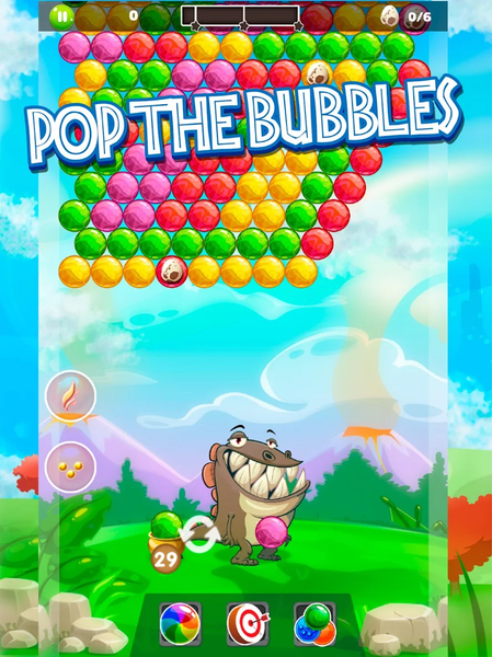 Dino Pop Bubble Shooter Arcade - Image screenshot of android app