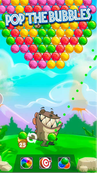 Dino Pop Bubble Shooter Arcade - عکس برنامه موبایلی اندروید