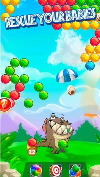 Dino Pop Bubble Shooter Arcade - عکس برنامه موبایلی اندروید