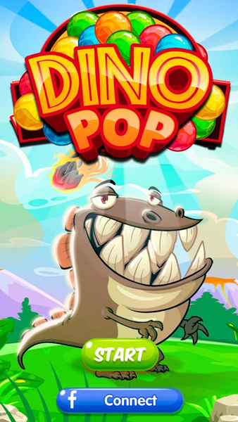 Dino Pop Bubble Shooter Arcade - Image screenshot of android app