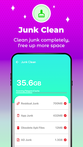 Phone Cleaner - Ultimate optimization solution - عکس برنامه موبایلی اندروید