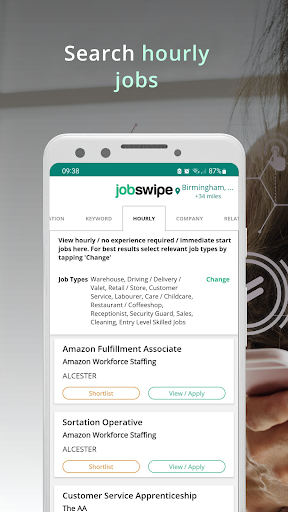 JobSwipe - Get a Better Job! - عکس برنامه موبایلی اندروید