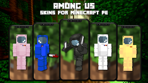 Skin Among US - Minecraft PE 2021 - عکس برنامه موبایلی اندروید