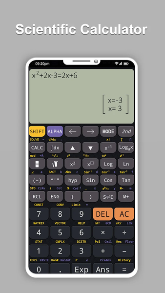 Advanced Scientific Calculator - عکس برنامه موبایلی اندروید