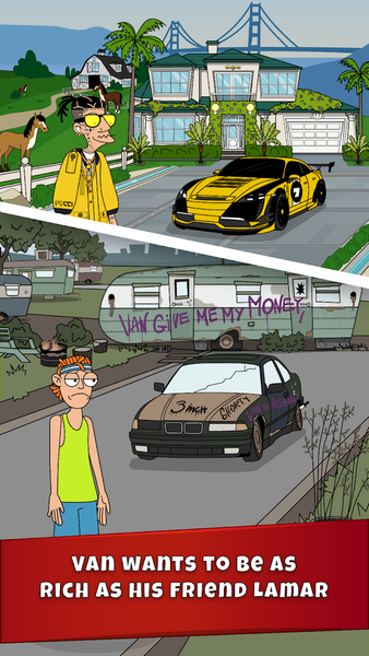 Van - Idle Vlogger - Gameplay image of android game