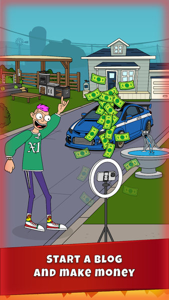 Van - Idle Vlogger - Gameplay image of android game