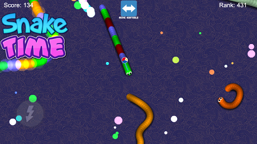Snake TIME - Gameplay image of android game