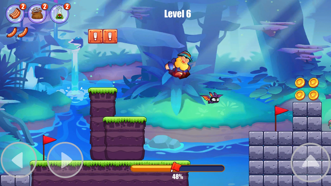 Miner's World: Super Run Game - Gameplay image of android game