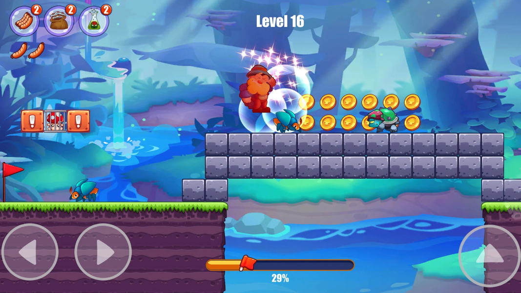 Miner's World: Super Run Game - Gameplay image of android game