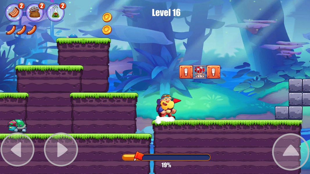 Miner's World: Super Run Game - Gameplay image of android game
