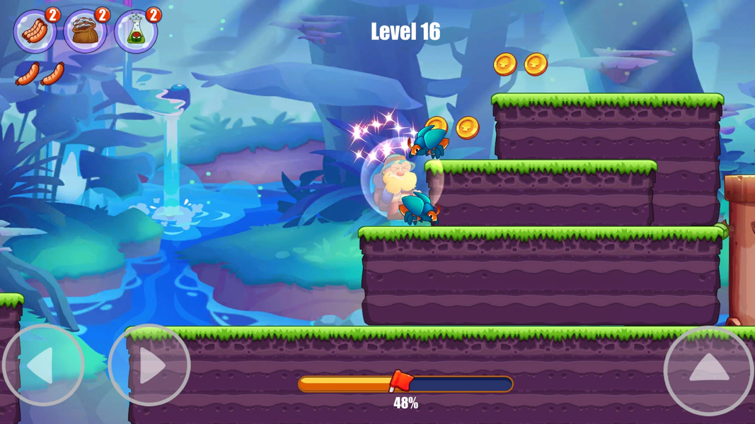 Miner's World: Super Run Game - Gameplay image of android game