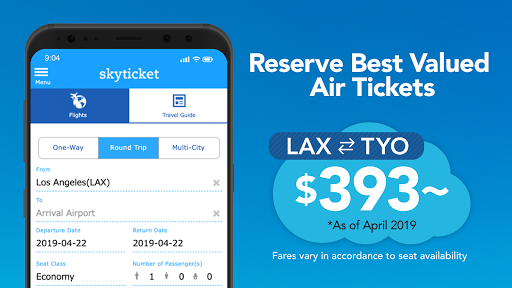 skyticket - عکس برنامه موبایلی اندروید