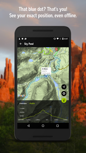 National Park Trail Guide - Image screenshot of android app