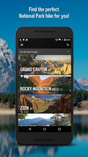 National Park Trail Guide - Image screenshot of android app