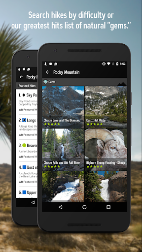National Park Trail Guide - Image screenshot of android app