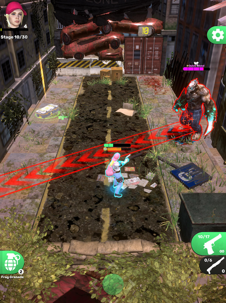 Last Stand: Zombie Doom Arena - Gameplay image of android game