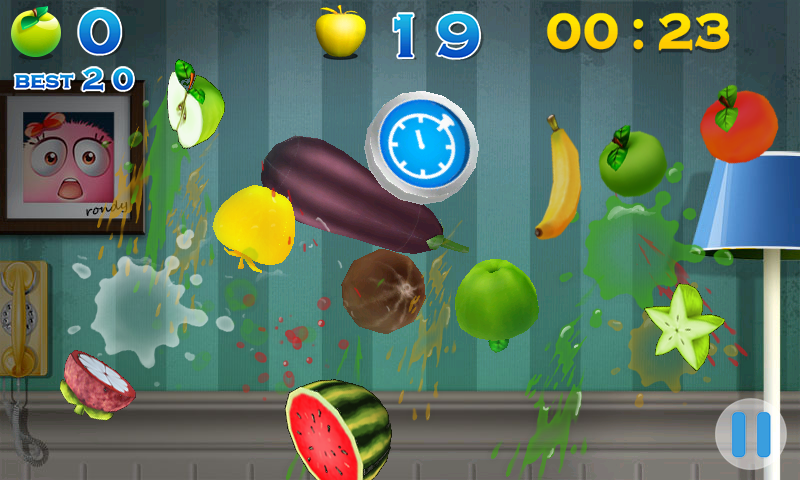Fruit Slash - Gameplay image of android game