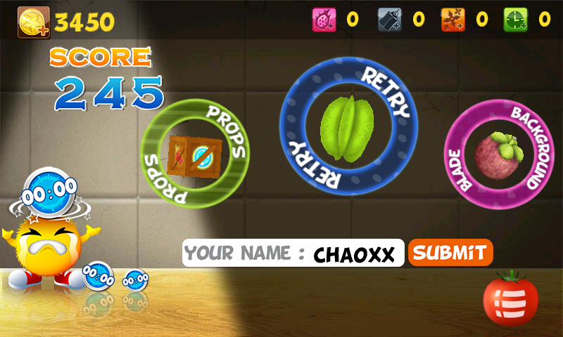 Fruit Slash - Gameplay image of android game