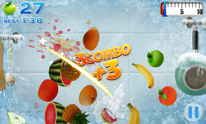 Fruit Slash - Gameplay image of android game